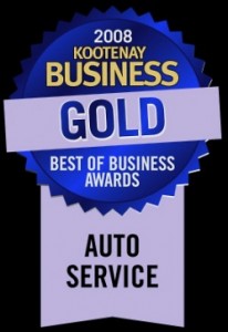 kootenay-invermere business award for auto repairs